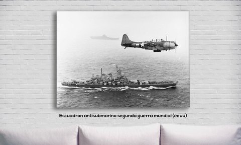 Cuadro Escuadron Antisubmarino Segunda Guerra Mundial (EEUU)