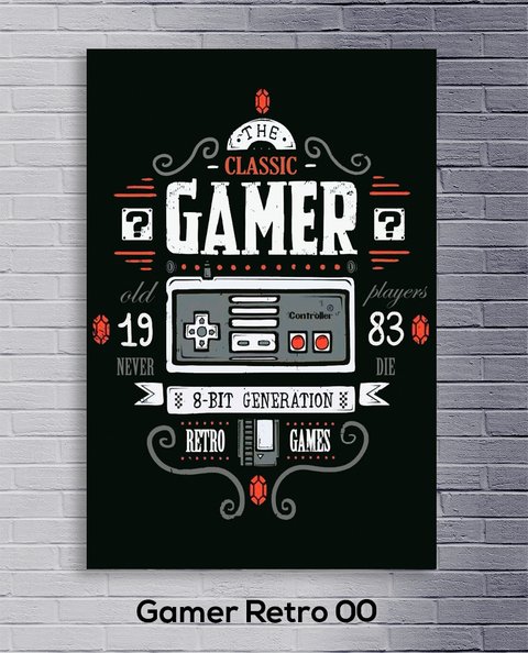 Cuadro Gamer Retro 00 - comprar online