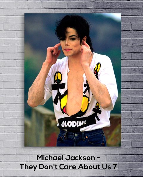 Cuadro Michael Jackson They Don't Care About Us 7 - comprar online