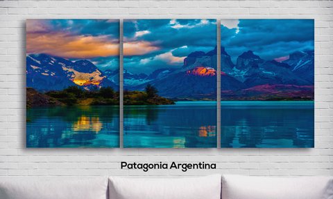 Cuadros - Tríptico Patagonia Argentina - comprar online