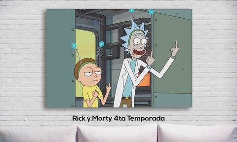 Cuadro Rick y Morty - 4ta Temporada - comprar online
