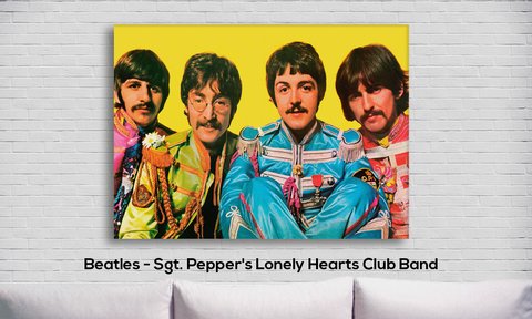 Cuadro The Beatles - Sgt. Pepper's Lonely Hearts Club Band - comprar online