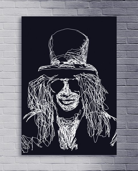 Cuadro Guns N' Roses Slash Arte - comprar online