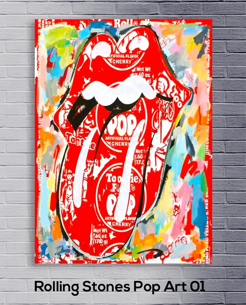 Cuadro The Rolling Stones Pop Art 01 - comprar online