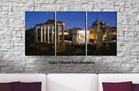 Cuadros - Tríptico Italia 7 Roma Foro Romano - comprar online