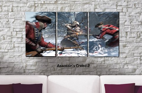 Cuadros - Tríptico Assassin's Creed Modelo 2