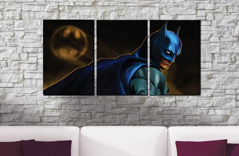 Combo 3 Cuadro Batman Batiseñal - comprar online