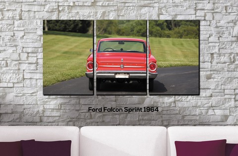 Cuadros - Tríptico Ford Falcon Sprint 1964 - comprar online