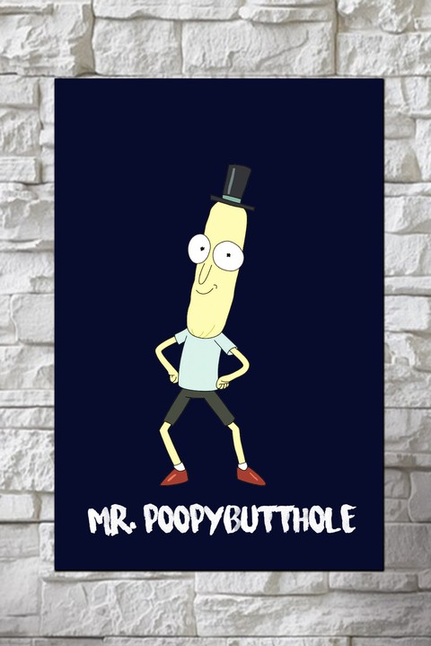 Cuadro Rick y Morty Mr. Poopybutthole - comprar online