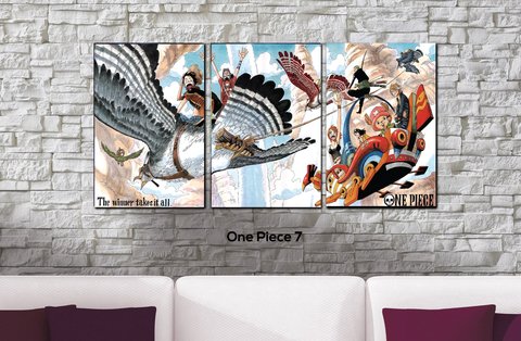 Cuadros - Tríptico One Piece 7 - comprar online