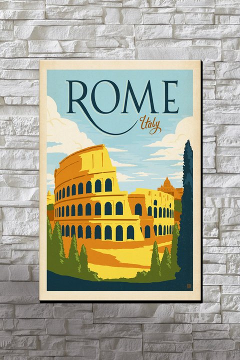 Cuadro Roma Vintage - comprar online