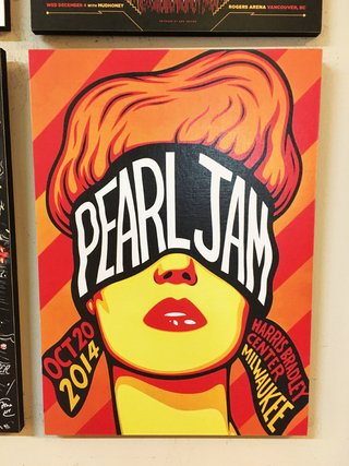 Combo 4 cuadros Pearl Jam