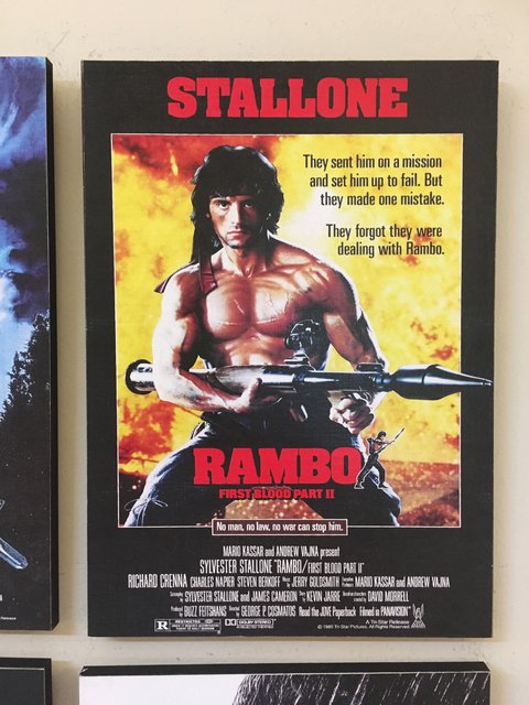 Cuadro Rambo 2 - comprar online