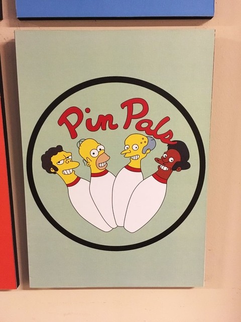 Cuadro Los Simpsons Colores Pin Pals - tienda online