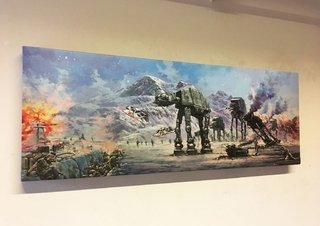 Cuadro Star Wars Batalla de Hoth