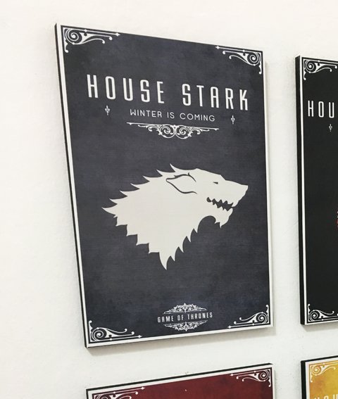 Cuadro Game of Thrones Casa Stark - comprar online