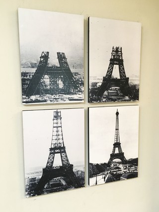 Combo 4 cuadros Torre Eiffel Paris - comprar online