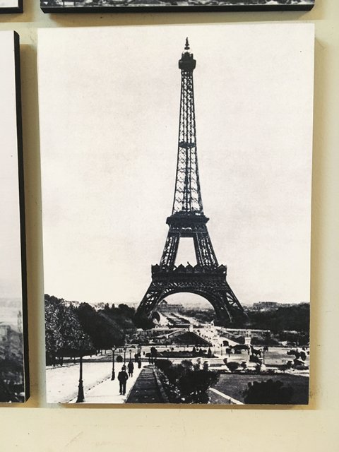 Combo 4 cuadros Torre Eiffel Paris
