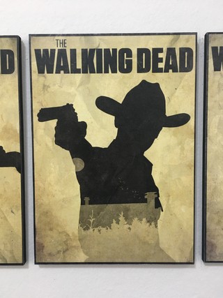 Cuadros - Tr­ptico The Walking Dead - tienda online