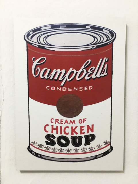 Cuadros - Tríptico Andy Warhol Sopa Campbell - comprar online