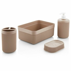 SET BAÑO X4 MARRON - comprar online