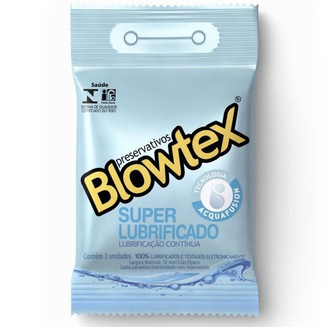 Preservativo Super Lubrificado Blowtex Unica
