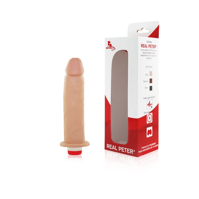 Penis Vibrador Realístico Macio  - 19 X 4 INUSITADO