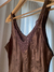 VESTIDO lencero chocolate - tienda online