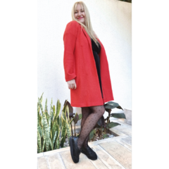 Tapado lana rojo mujer muñequita - comprar online