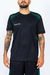 Remera Dry Fit NEPAL - Negro/Verde Inglés en internet