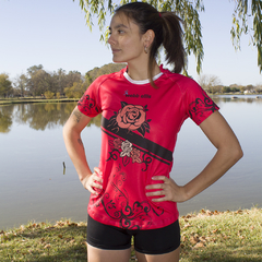 Camiseta Rugby Femenino Rosa Coral - comprar online