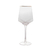 Imagem do Taça de vinho de cristal com fio de Ouro Taj 600ml