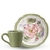 Xícara de chá + pires Flores Coloridas Scalla - comprar online