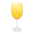 Taça de cristal para vinho Banquet amarelo 580ml - Wolff na internet