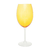 Taça de cristal para vinho Banquet amarelo 580ml - Wolff