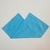 Guardanapo de tecido 100% algodão cor Azul Céu Poá Branco - comprar online