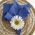 Guardanapo azul cornflower poá - comprar online