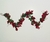 Festão Natal Berry com Pinha vermelho dobrável 1,4m na internet