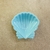 Petisqueira em Melamina Formato Concha azul 10x10x3cm - comprar online