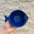 Petisqueira peixe em cerâmica Ocean azul 14x11cm na internet