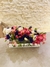 Vaso de flores em acrílico retangular 14 furos - 30cm - comprar online