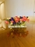 Vaso de flores em acrílico retangular 14 furos - 30cm