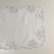 Lugar americano retangular de linho com renda 35x50cm Branco - comprar online