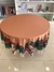 Toalha de Mesa Redonda Natalina Estampa Noel 2,2m