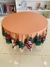 Toalha de Mesa Redonda Natalina Estampa Noel 2,2m - comprar online