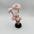 Enfeite Cogumelo rosa 24cm