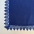 Jogo americano retangular de linho com renda 35x50cm Azul marinho - comprar online