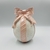 Imagem do Enfeite Ovo resina com Laço branco/rosa 19cm
