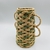 Vaso Decorativo fibra natural verde e bege 20cm na internet