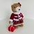 Enfeite Urso Natal em Pé Vermelho Femea 28cm - comprar online